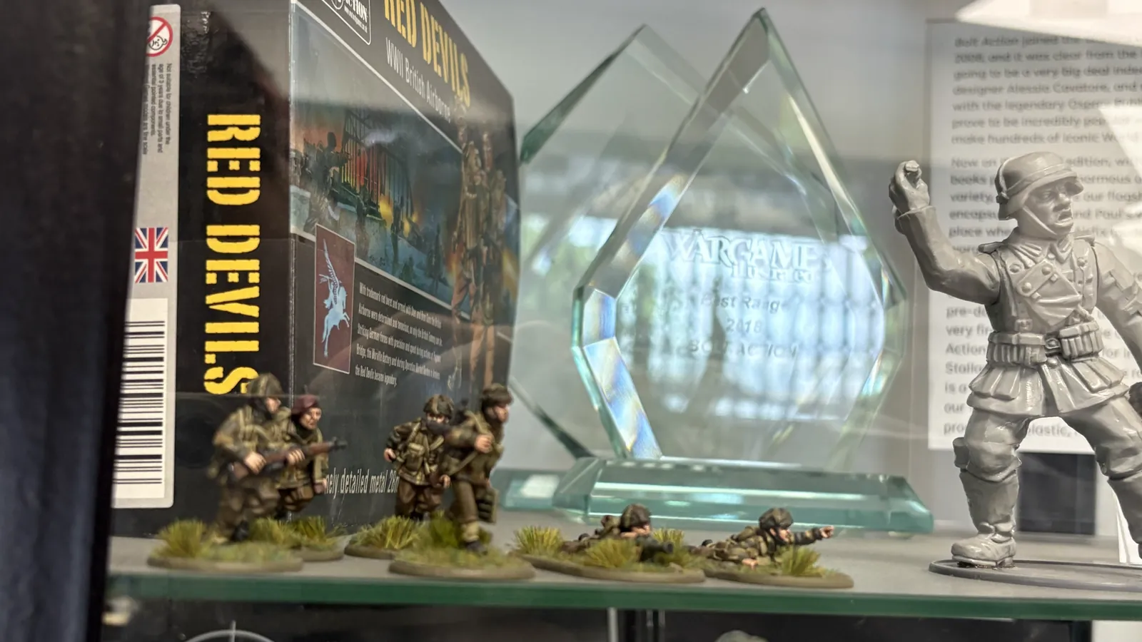 Red Devils - painted vs unpainted resin comparison