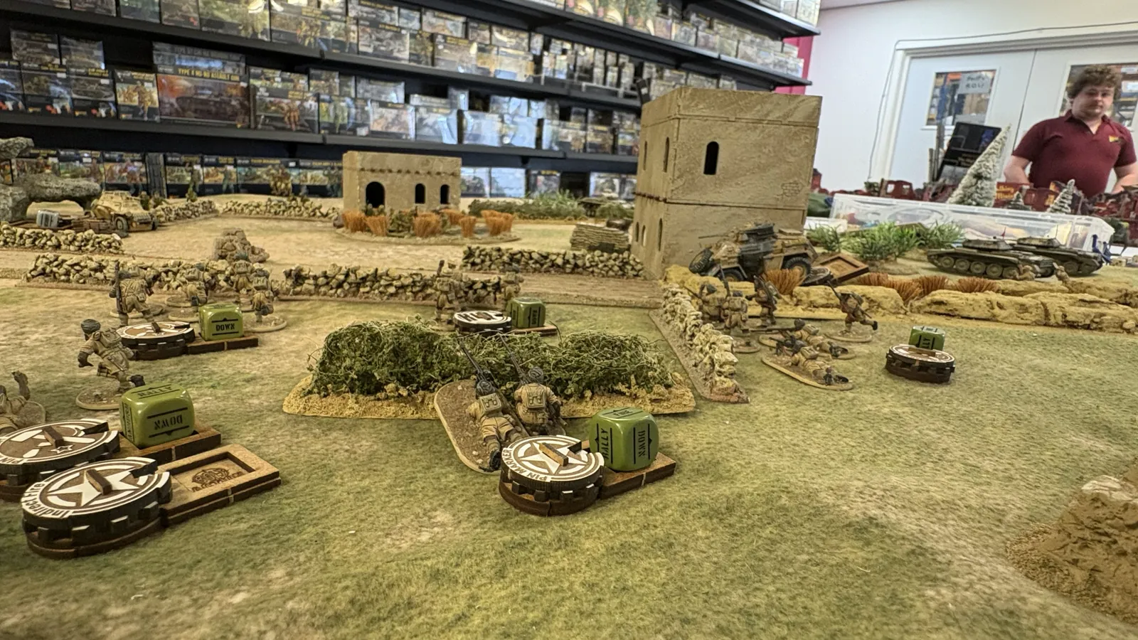 Warlord Games HQ Store - Bolt Action gaming table